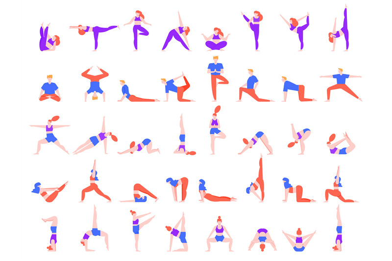 Office yoga exercises. Fitness and yoga workout for office workers, re By  WinWin_artlab
