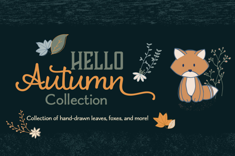 Hello Autumn Collection By Studio Kohe | TheHungryJPEG