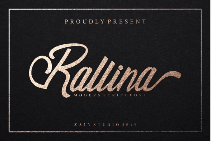 Rallina Script Font By Zainstudio Thehungryjpeg Com