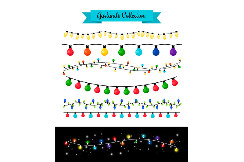 Light Decoration Christmas Bulb Garlands By Smartstartstocker Thehungryjpeg Com