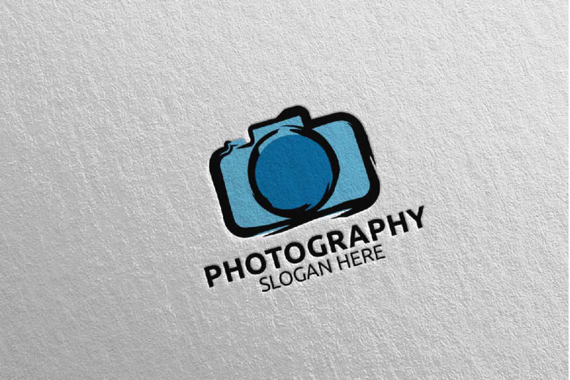 Abstract Camera Photography Logo 50 By denayunethj | TheHungryJPEG