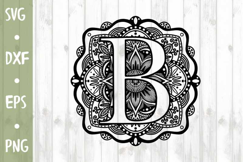 Letter B SVG CUT FILE By Milkimil | TheHungryJPEG