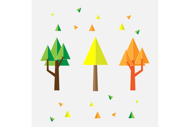triangle tree By CurutDesign TheHungryJPEG