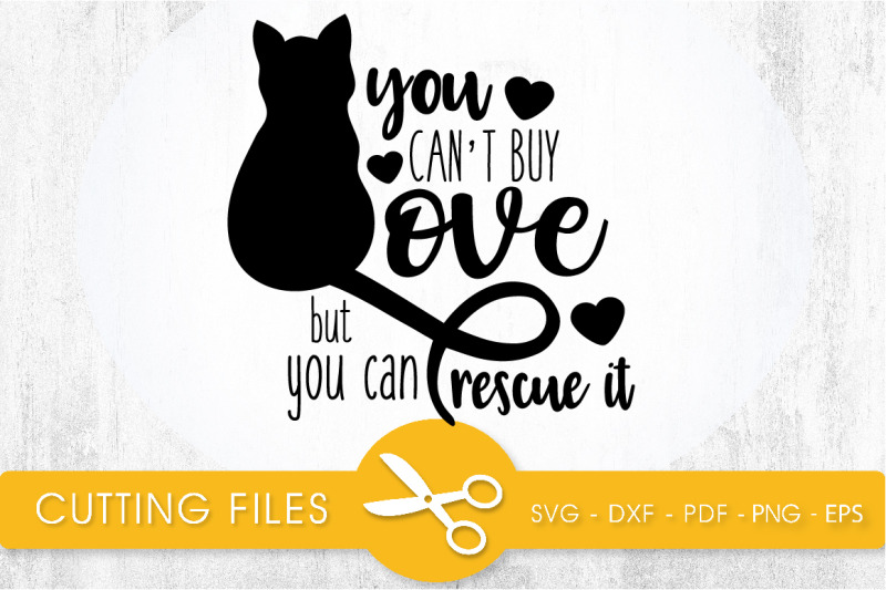 Cat Rescue SVG, PNG, EPS, DXF, Cut File By PrettyCuttables | TheHungryJPEG