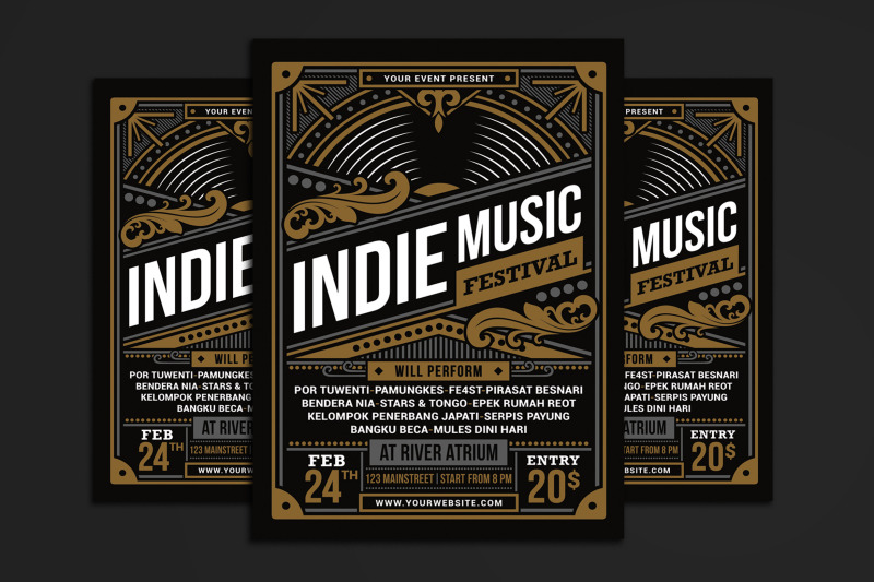 Indie Music Festival By muhamadiqbalhidayat | TheHungryJPEG