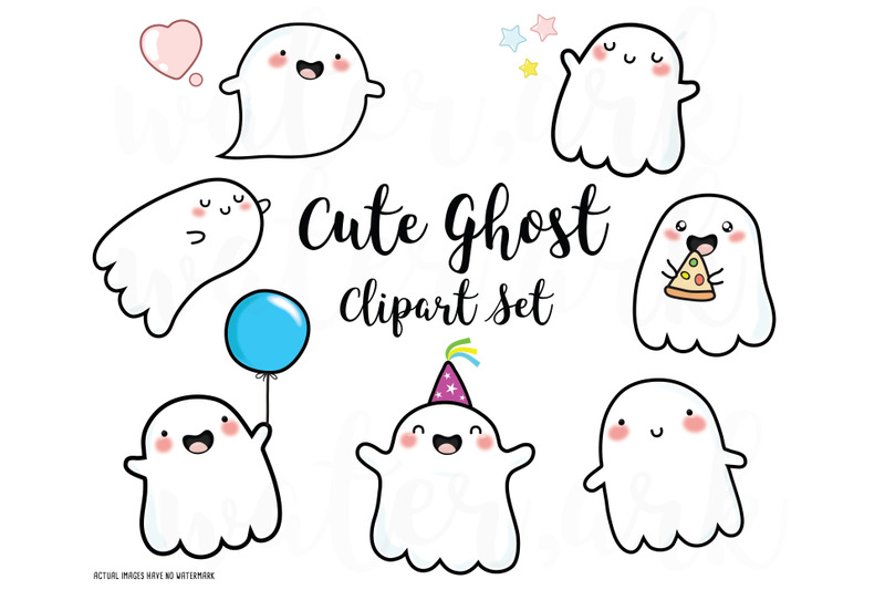 ghost clipart, cute ghost clip art, halloween clipart By My First ...