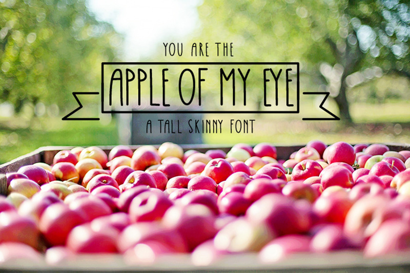 Apple Of My Eye Font By Nicole Forbes Designs | TheHungryJPEG