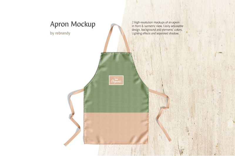 Apron Mockup By rebrandy | TheHungryJPEG.com