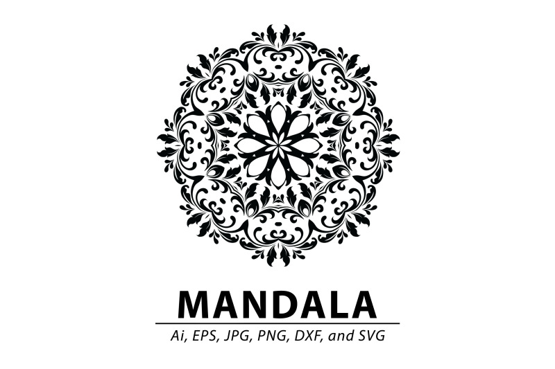 Mandala By Red Sugar Design Thehungryjpeg Com