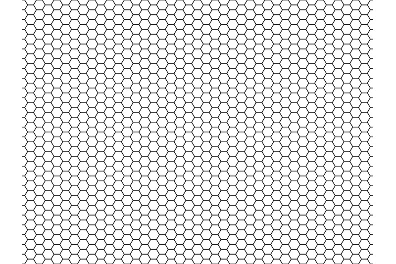 Hexagon honeycomb pattern. Honey hexagonal backdrop, mosaic cells stru ...