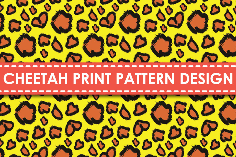 Cheetah print pattern design By Graphics Ninja | TheHungryJPEG