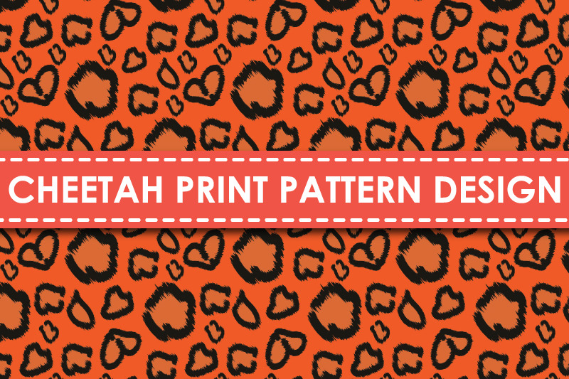 Cheetah print pattern design By Graphics Ninja | TheHungryJPEG