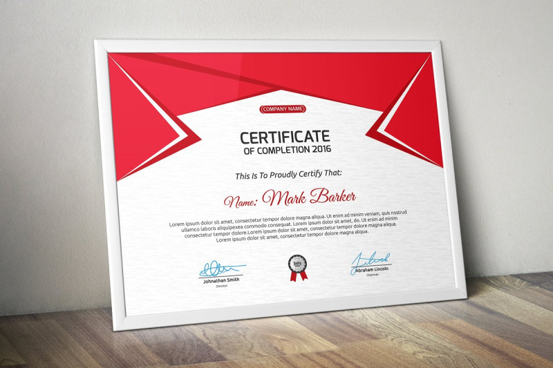 Certificate By Art Attacked | TheHungryJPEG