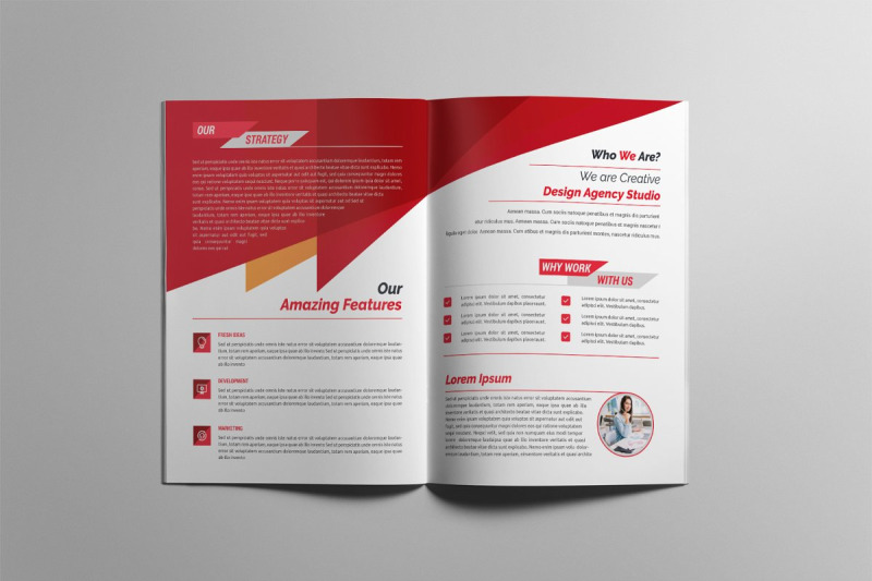 Bifold Brochure By Art Attacked | TheHungryJPEG