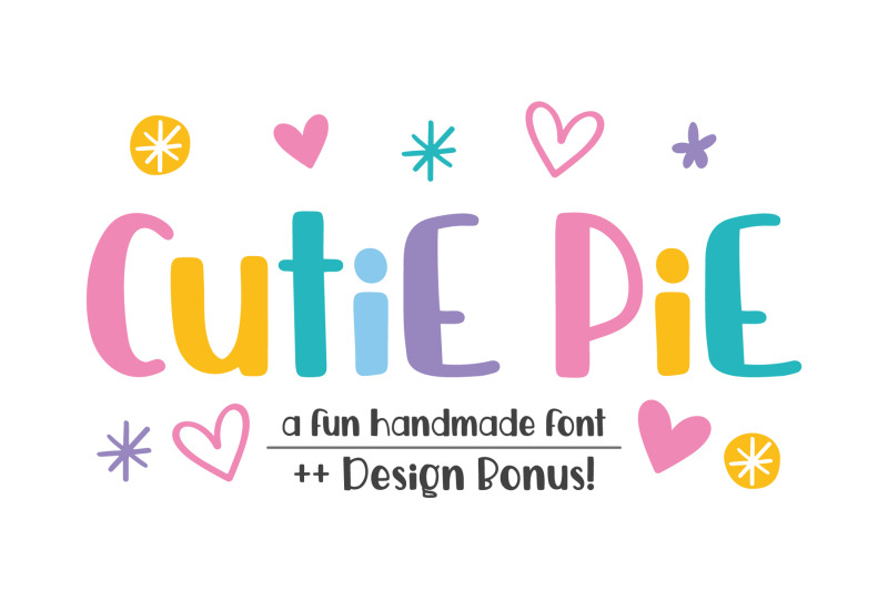 Cutie Pie Font + Bonus Designs SVG Files By LoveSVG | TheHungryJPEG