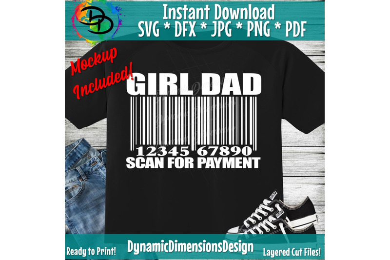 Download Girl Dad Svg, Father's Day Svg, Dad Svg, Funny Dad Svg, Dad Shirt, Dad By Dynamic Dimensions ...