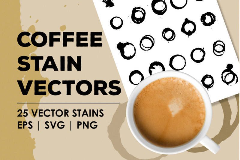 Download Coffee Stain Vectors By Jesse Makes Thehungryjpeg Com