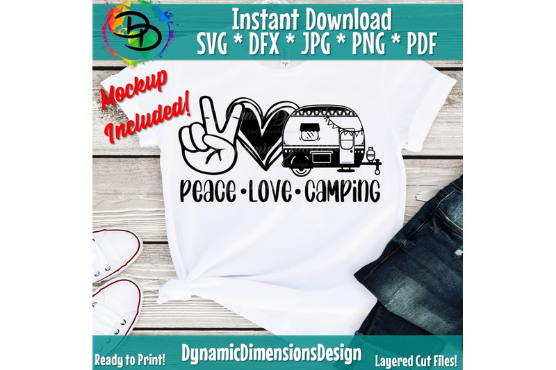 Free Free 59 Peace Love Camping Svg SVG PNG EPS DXF File