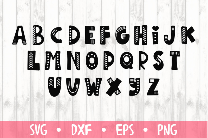 SVG font - SVG CUT FILE By Milkimil | TheHungryJPEG