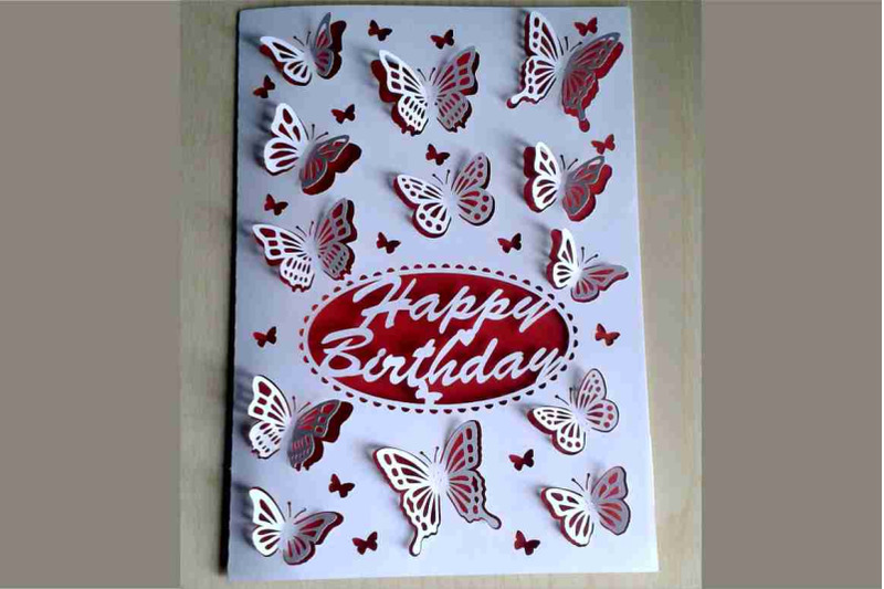 Happy Birthday Anniversary Greeting Card Svg Files By Fantasticopiero Thehungryjpeg Com
