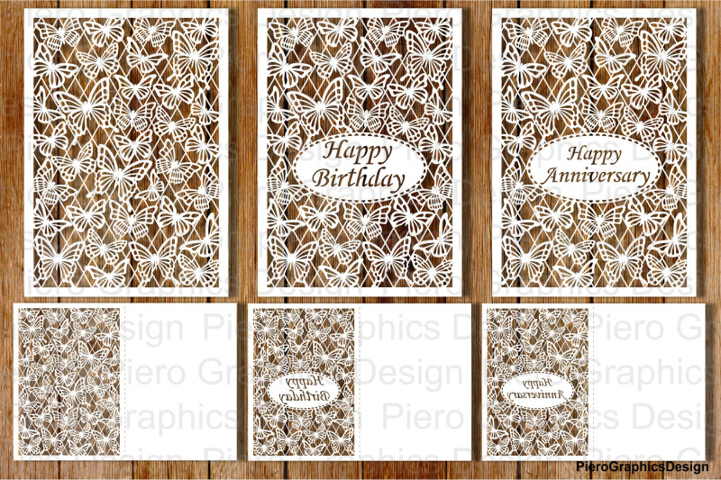 Happy Birthday, Anniversary, Greeting card SVG files. By ...