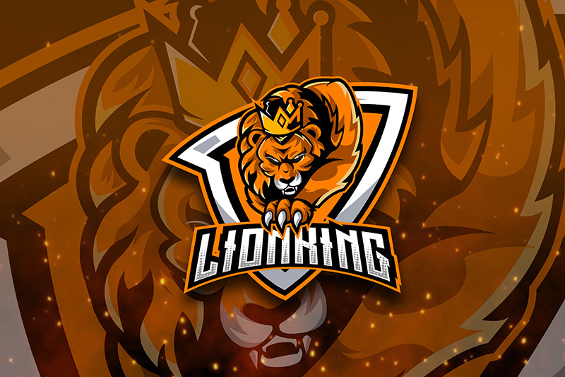 Lion Esport Logo Template By Nabila Graphic TheHungryJPEG