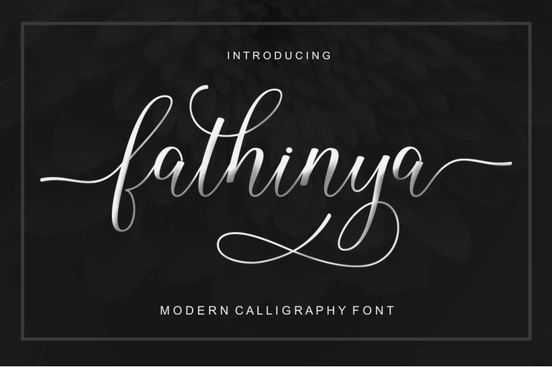 Fathinya By Letterfresh Studio Thehungryjpeg Com