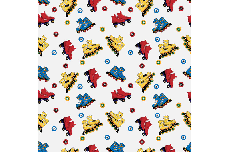 rollerblade pattern By CurutDesign | TheHungryJPEG