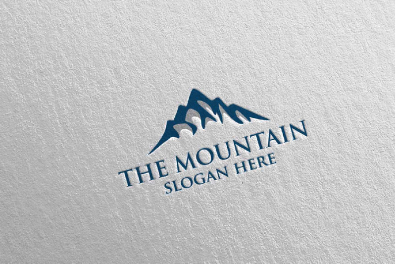 Mountain Logo Design 6 By denayunethj | TheHungryJPEG