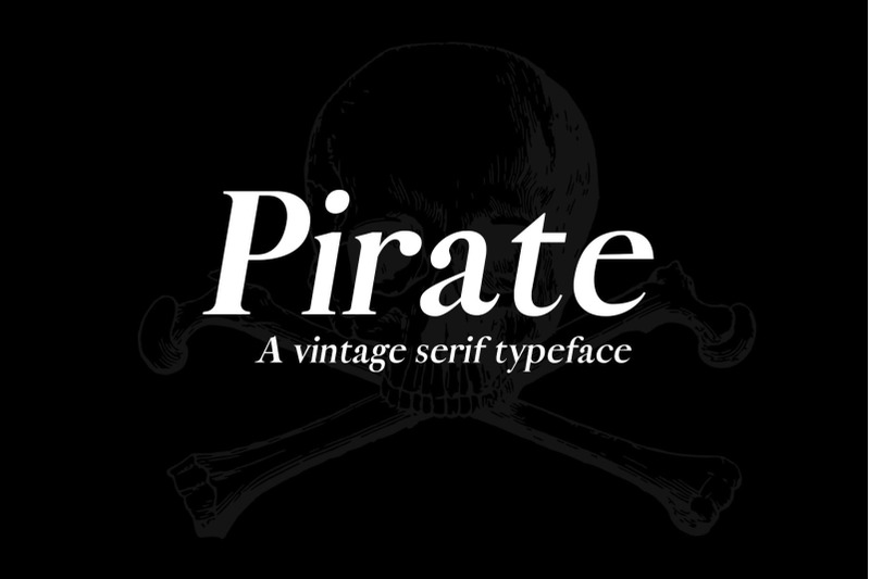 A Pirate Typeface By Dene Studios Thehungryjpeg Com