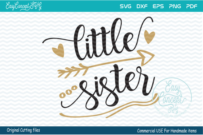 Little Sister By EasyConceptSVG | TheHungryJPEG