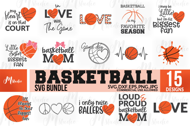 Basketball Quotes SVG Bundle By MStudio | TheHungryJPEG