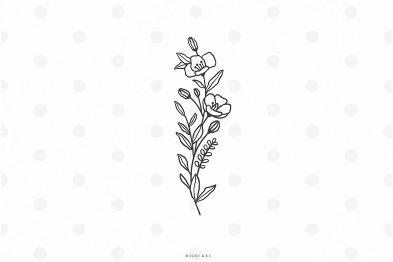 Free Free 243 Simple Wildflower Svg Free SVG PNG EPS DXF File