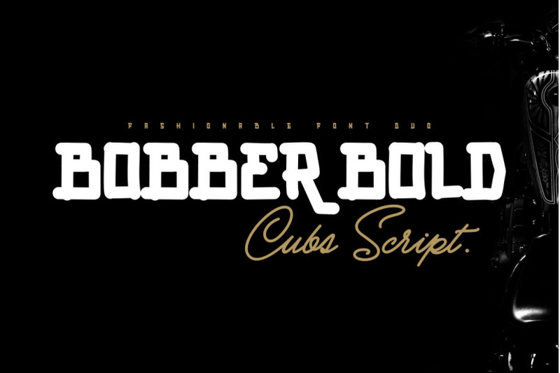 Bobber Bold Cubs Script Font Duo By Inumocca Thehungryjpeg Com