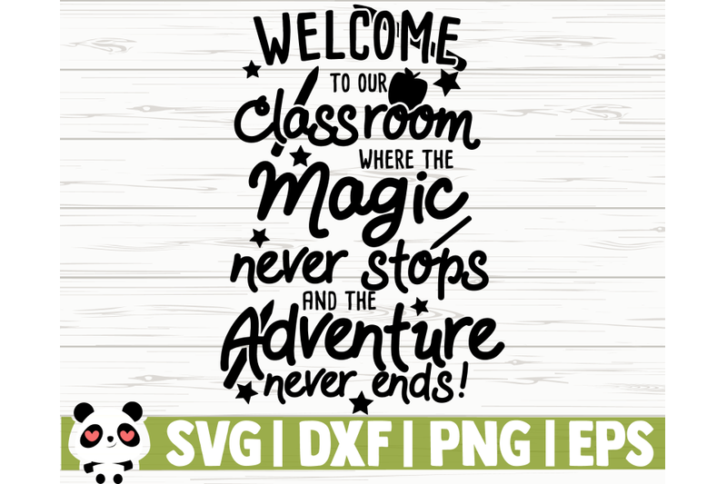 Welcome To Our Classroom By CreativeDesignsLLC | TheHungryJPEG