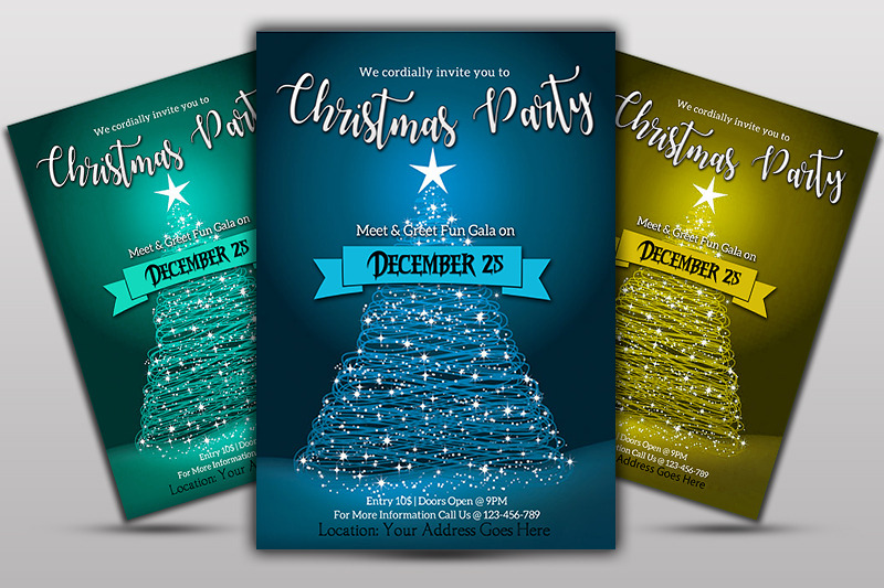 Christmas Event Flyer Template By Ayme Designs | TheHungryJPEG