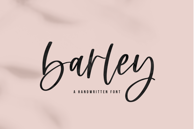 Barley Handwritten Script Font By Ka Designs Thehungryjpeg Com