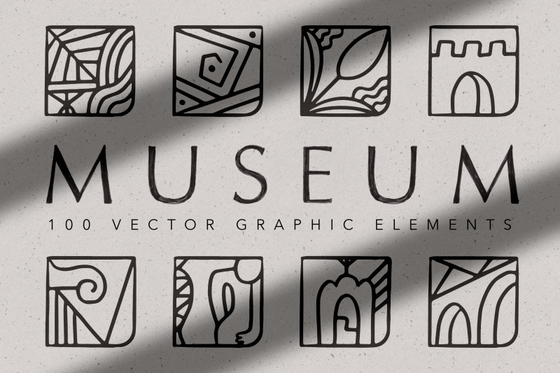 Museum Graphic Collection By ElviNova | TheHungryJPEG