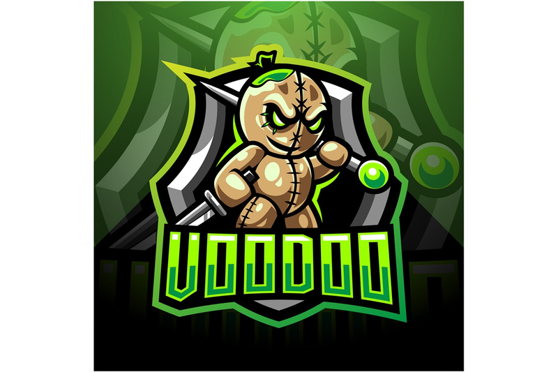 Voodoo Esport Mascot Logo By Visink Thehungryjpeg Com