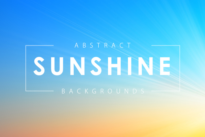 Sunshine Backgrounds By ArtistMef | TheHungryJPEG