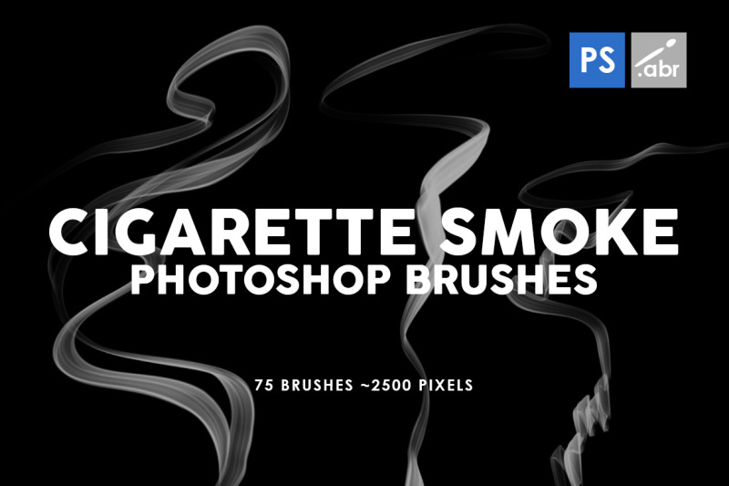 Cigarette Smoke Photoshop Stamp Brushes By ArtistMef | TheHungryJPEG