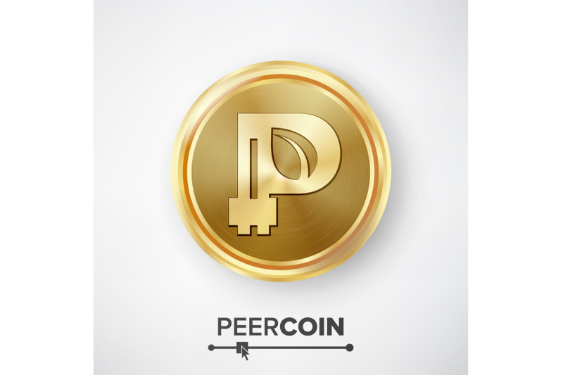 Peercoin Gold Coin Vector By Pikepicture | TheHungryJPEG