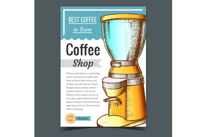 Espresso Energy Drink Brew Machine Banner Vector By Pikepicture ...