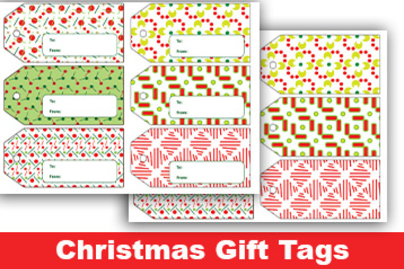 Download Free Christmas Tags PSD Mockup Template