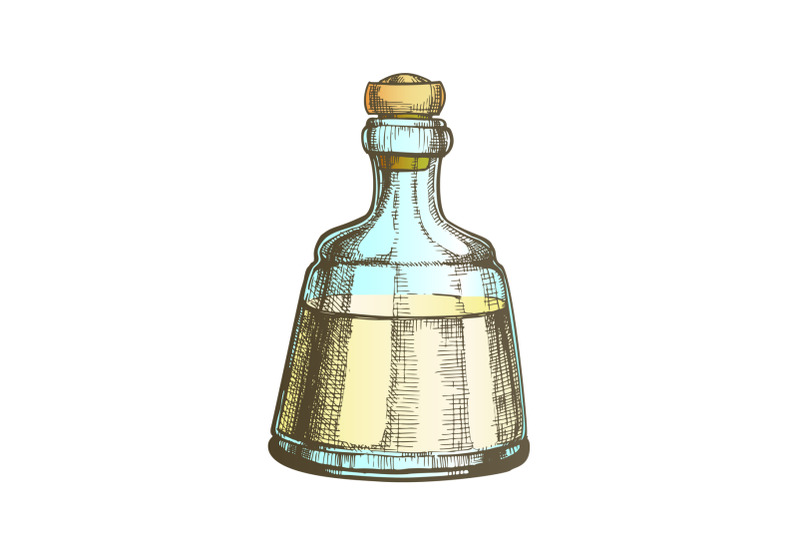 Download Blue Glass Oil Bottle Mockup Yellowimages