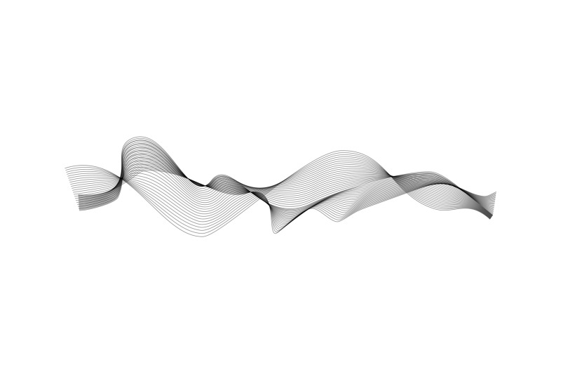 graphic wave lines