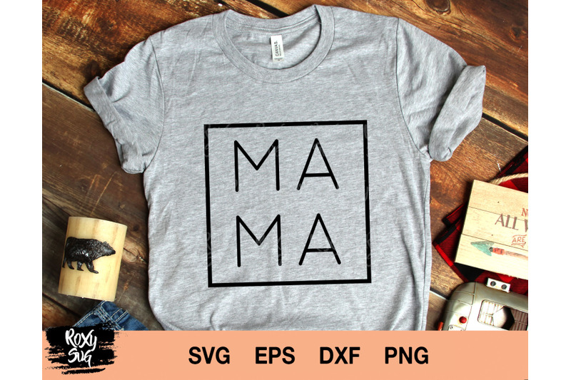 MAMA Square svg - Mama svg - Mama avg, Mama clipart By Lovely Graphics ...