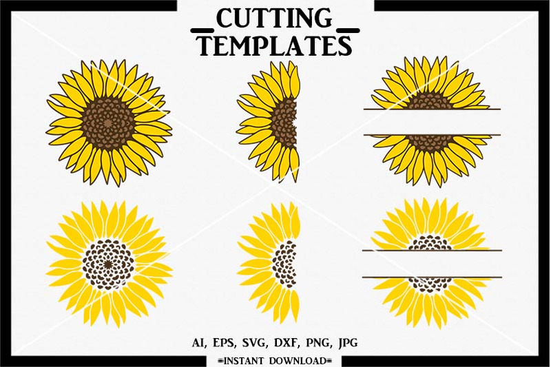 Free Free 205 Silhouette Cricut Silhouette Sunflower Svg Free SVG PNG EPS DXF File