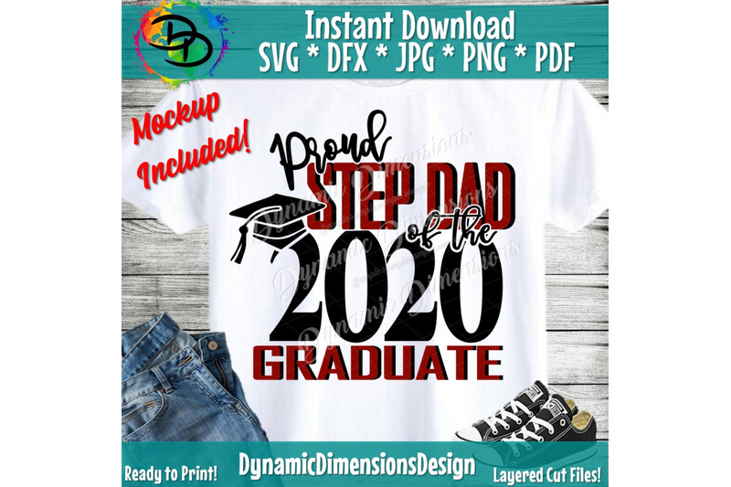 Download Proud Step Dad of the Grad svg, Proud Step Dad svg, Step ...