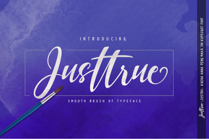 Justtrue By GRAPHICPRESS | TheHungryJPEG